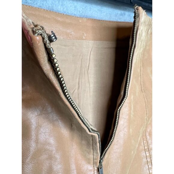 Free People Modern Vegan Leather Skirt (0) - Picture 5 of 10